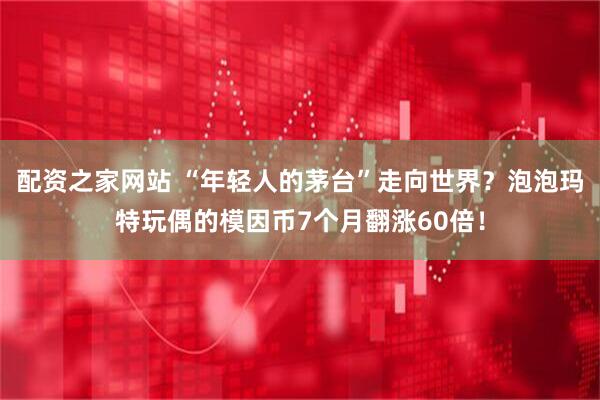 配资之家网站 “年轻人的茅台”走向世界？泡泡玛特玩偶的模因币7个月翻涨60倍！